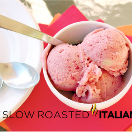 Simple Strawberry Banana Ice Cream