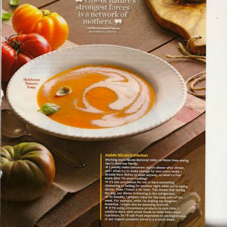 Heirloom Tomato Soup