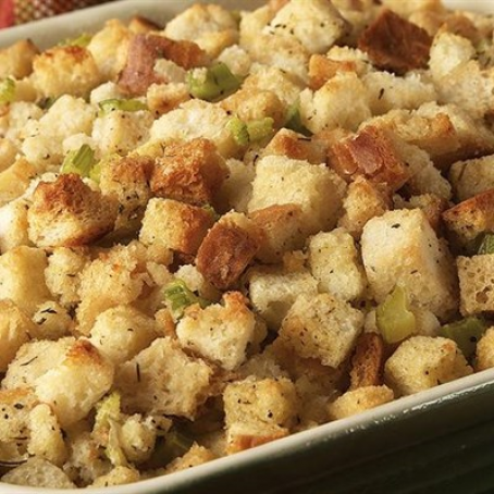 Classic Sausage Herb Stuffing by Vi