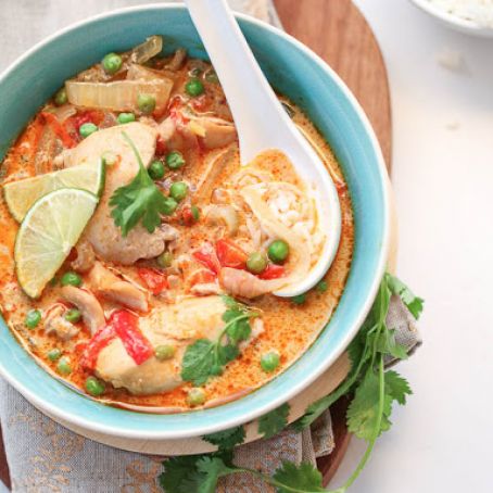 Slow Cooker Thai Chicken Soup
