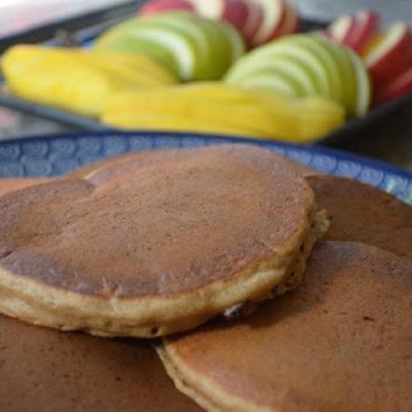 Whole Wheat Cinnamon Pancakes