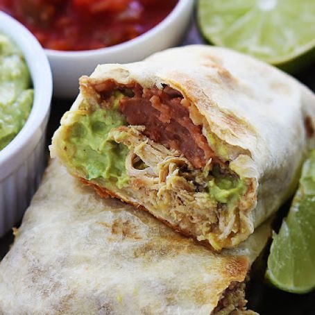Chicken Chimichangas - Baked