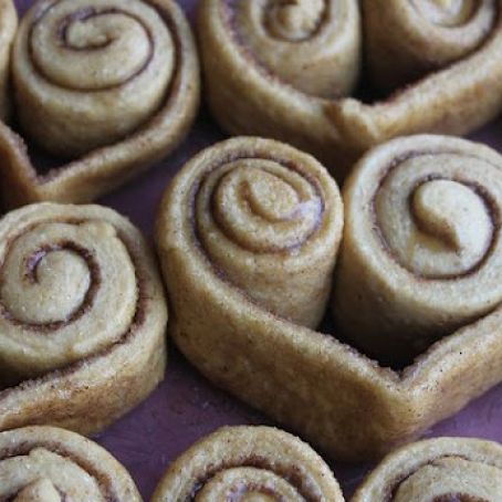 Cinnamon Roll Hearts