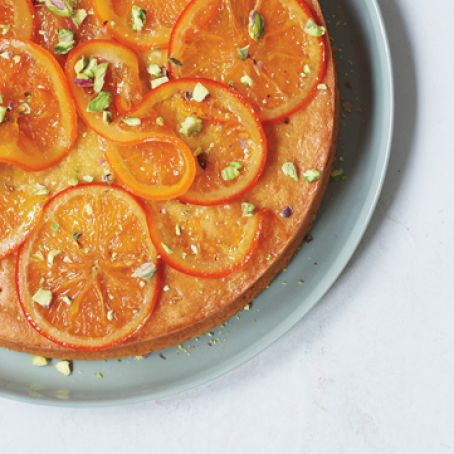 Olive-Oil Cake with Candied Orange