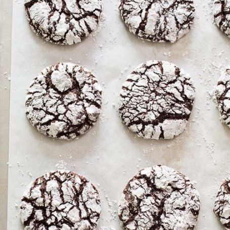 Chocolate Espresso Crinkle Cookies (ATK)