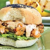 Shrimp Burgers with Sweet n Spicy Tartar Sauce