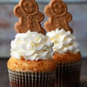 Gingerbread Latte Cupcakes