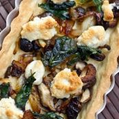 Mushroom, Spinach, & Onion Tart