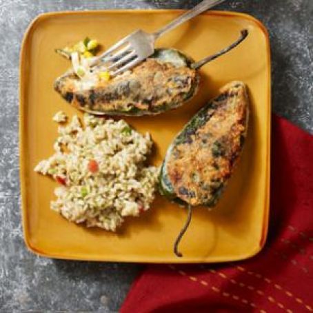 Chiles Rellenos with Chicken