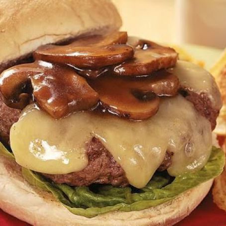 Swiss Mushroom Burgers