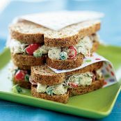 Chicken Salad Sandwiches With Pesto
