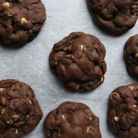 Chocolate Chocolate Cookies (Overnight)