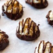 Dark Chocolate Dipped Macaroons