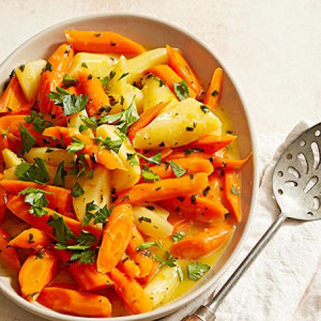 Orange-Glazed Carrots and Parsnips
