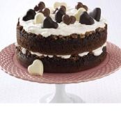 Chocolate-Praline Layer Cake