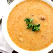 Tuscan White Bean Bacon Soup