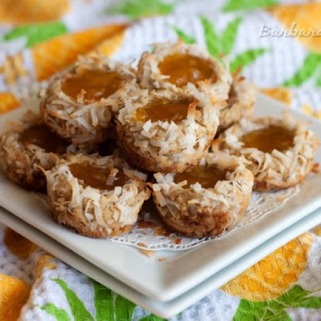 Coconut Pineapple Mango Cookie Cups