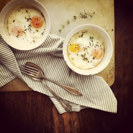 BAKED****Laura Calder's Cocotte Eggs