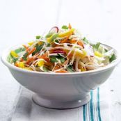 Garden Slaw with Spicy Asian Dressing
