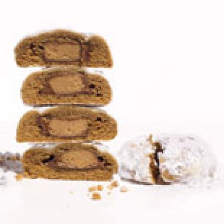 Peaunut-Butter-Cup-Stuffed Ginger Cookies