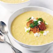 Spicy Corn and Pepper Bisque