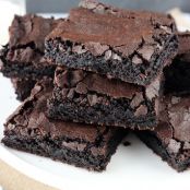Quick and Easy Brownies {Like a Box Mix!}