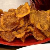 Chew:  Carla Hall's Sweet Potato Chips