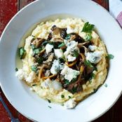 POLENTA-Polenta with Wild Mushrooms and Gorgonzola