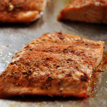 Salmon with Sweet & Spicy Rub