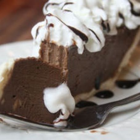CHOCOLATE & WHITE CHOCOLATE FRENCH SILK PIES