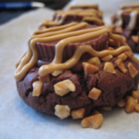 Chocolate Peanut Butter Cup Cookies
