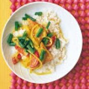 Fried Tofu with Tomatoes and Rice