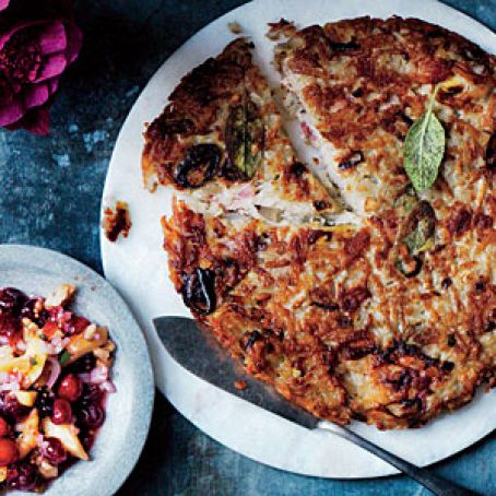 Leek and Pancetta Potato Rösti