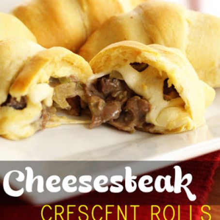 Philly Cheesesteak Cresent Rolls