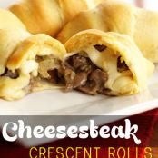 Philly Cheesesteak Cresent Rolls