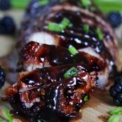 BLACKBERRY HOISIN GINGER PORK TENDERLOIN