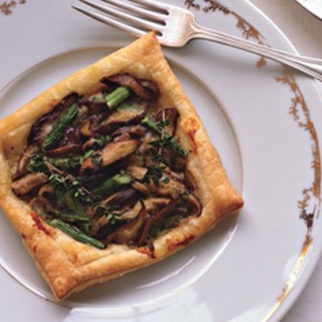 Asparagus and Mushroom Tarts