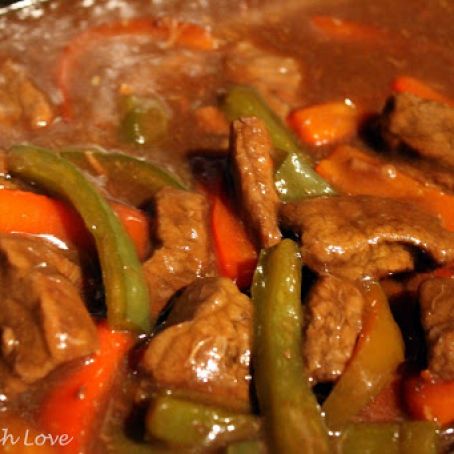 Slow-Cooker pepper Steak