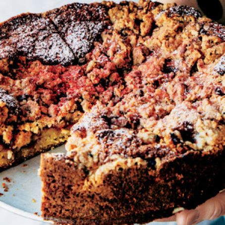 Strawberry-Almond Cornmeal Cake