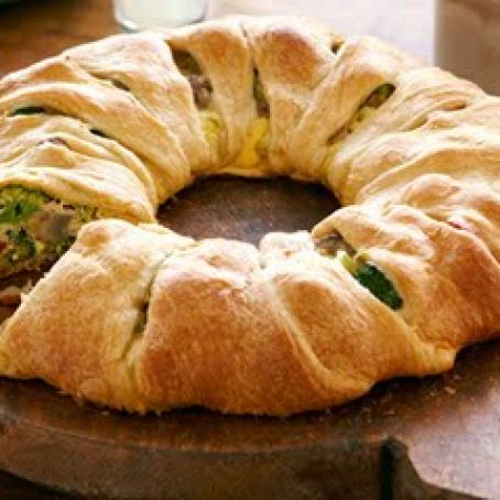 Baked Cheese and Vegetable Twist