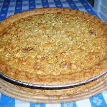 Old-Fashioned Oatmeal Pie like Grandma's