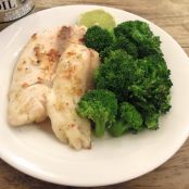 Catfish with Broccoli & Herb-Butter Blend-Baked