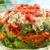 Layered Summer Pasta Salad