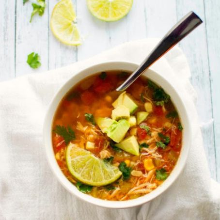 Crockpot Spicy Chicken Soup