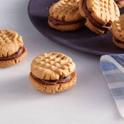 Peanut Butter-Chocolate Sandwich Cookies