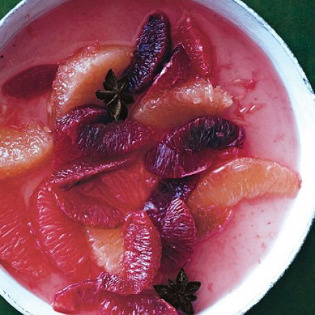 Citrus Salad with Star Anise Syrup