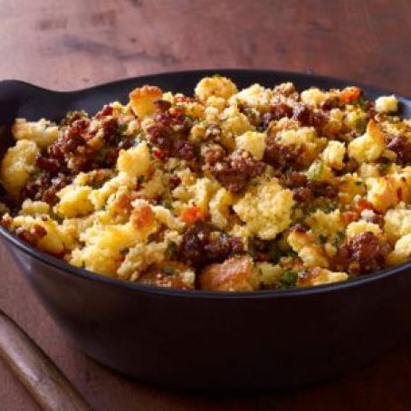 Aaron Sanchez Chorizo and Cornbread Stuffing