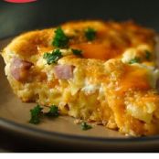 Mac-Ham-n-Cheese Pie****