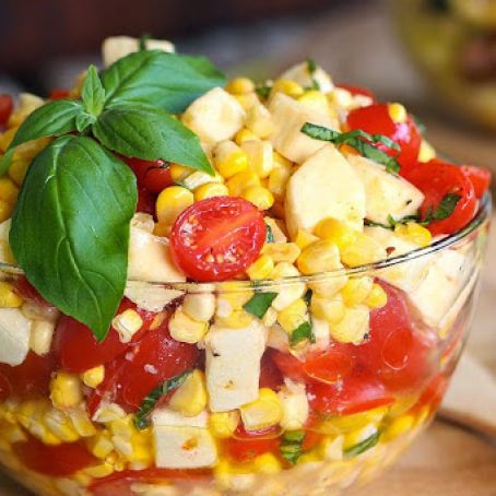 Corn, Tomato & Mozzarella Salad