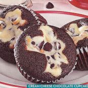 Cream Cheese Chocolate Cupcakes